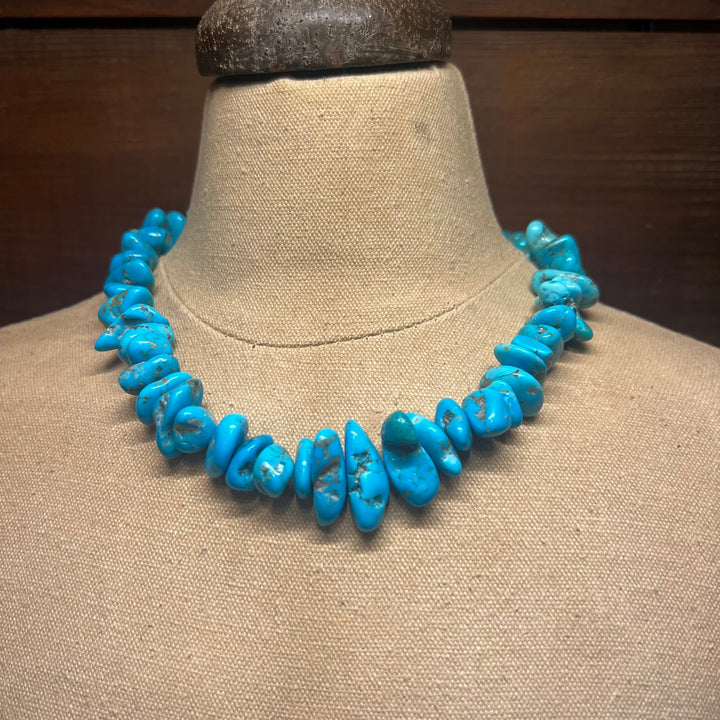 Campnos Turquoise Necklace 17”