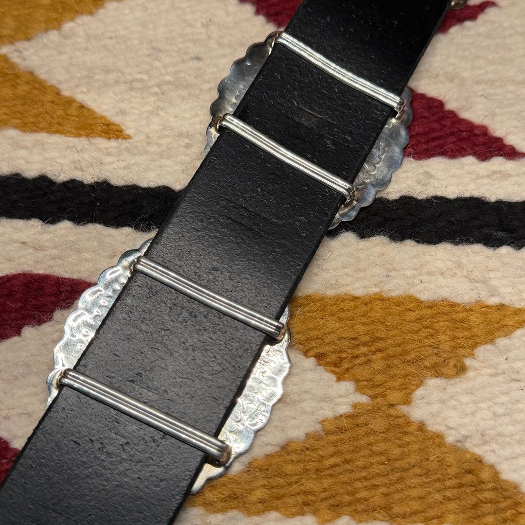 Mathew Charlie Hand stamped Concho Belt