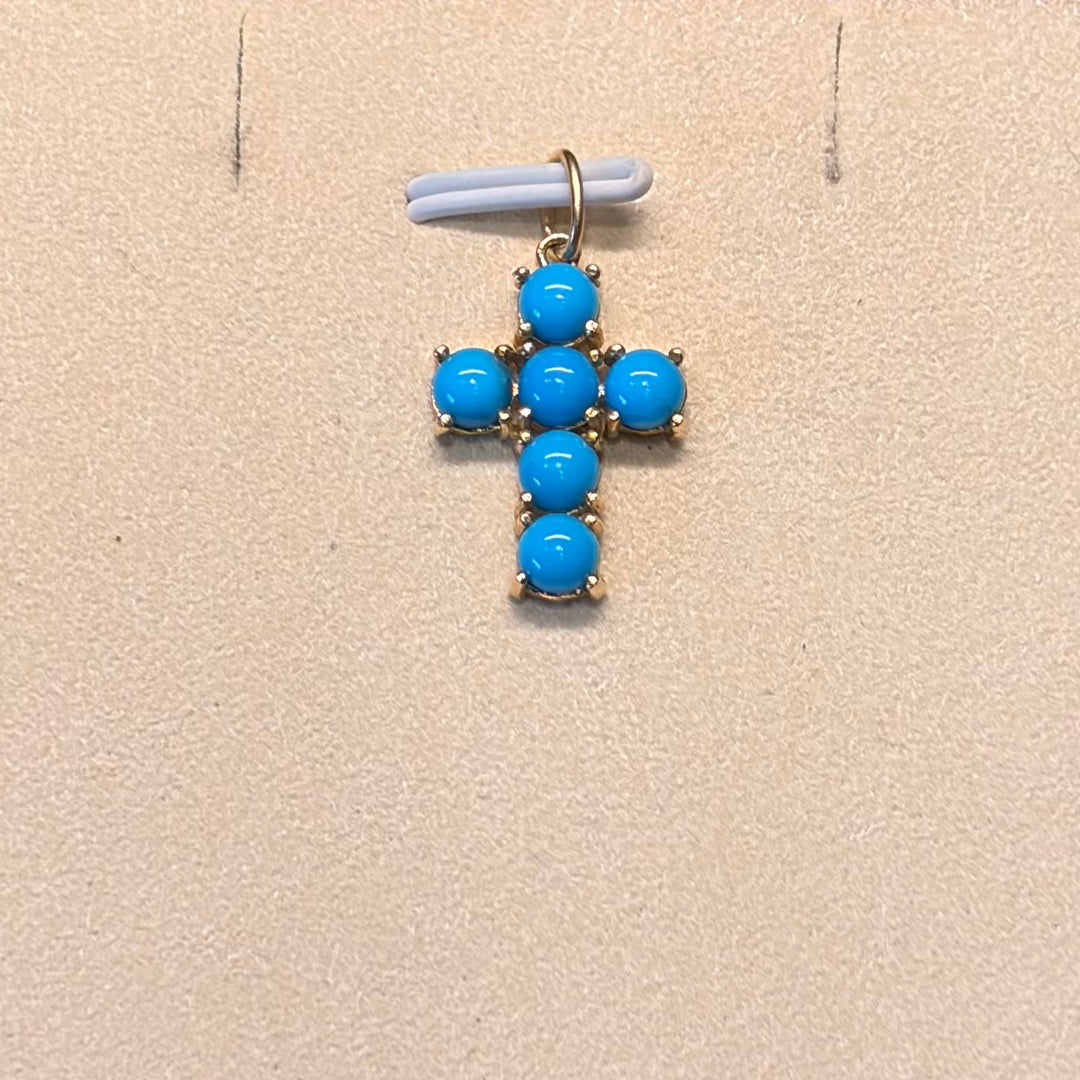 14K Golden Promise Cross Pendant