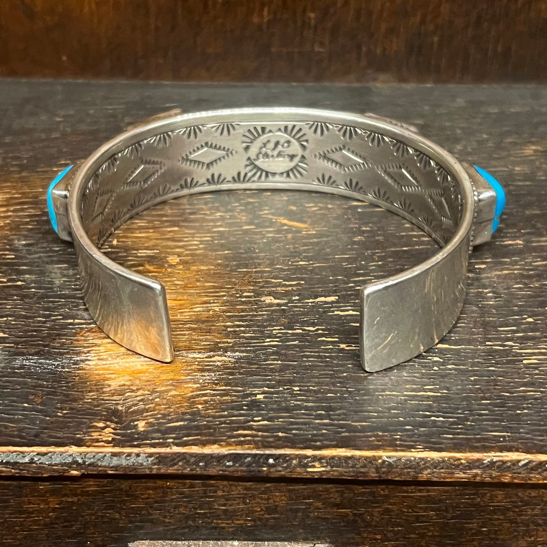 Campitos Turquoise & Red Spiny Oyster Cuff 5.5(Medium)