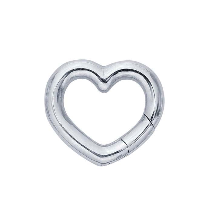 Heart Push Clasp