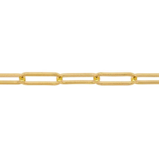 14K Yellow Gold 2.1mm Flat Oval Cable Chain
