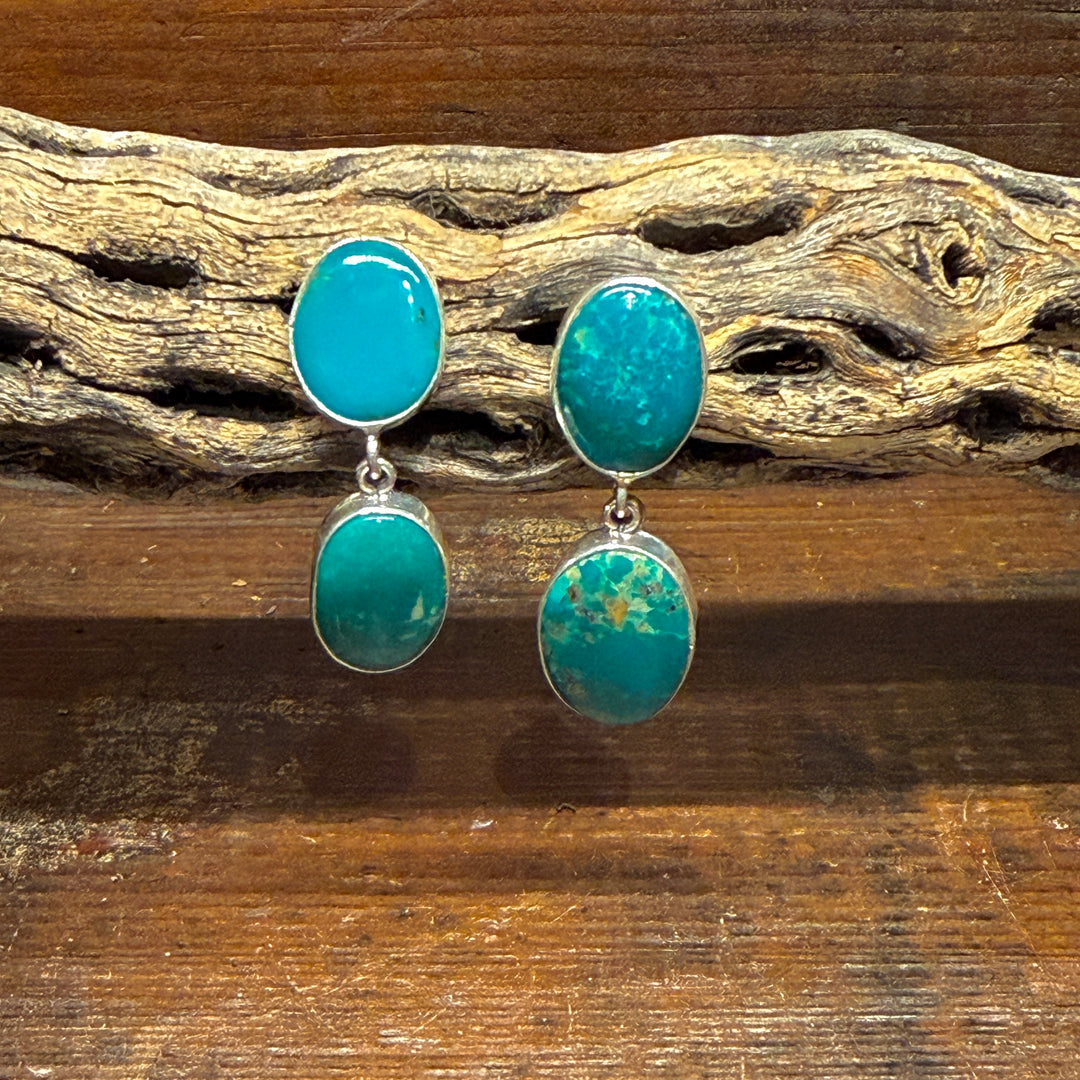 Royston Turquoise Dangle Earrings