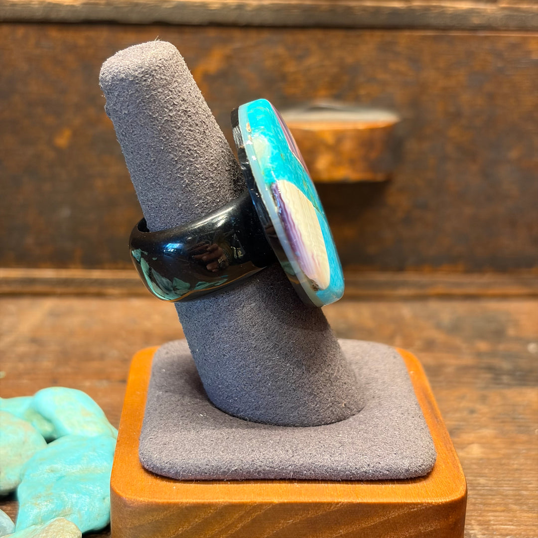 Painted Stone Ring