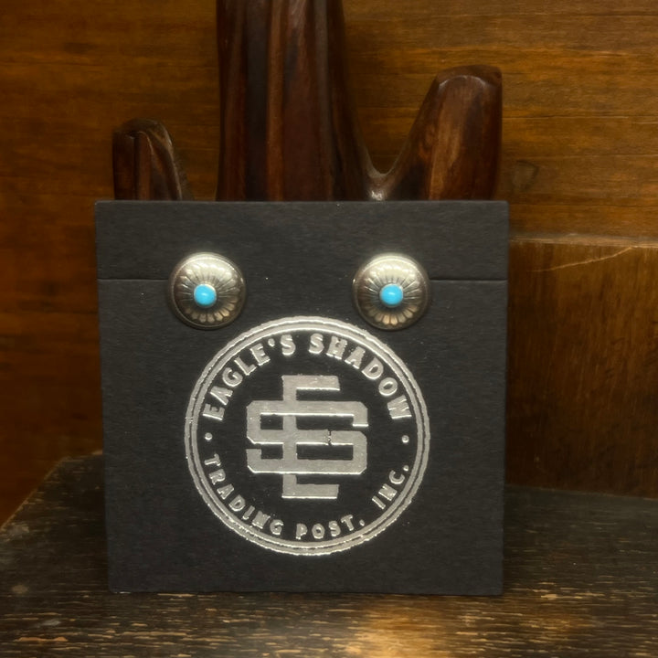 Small Turquoise Button Concho Studs