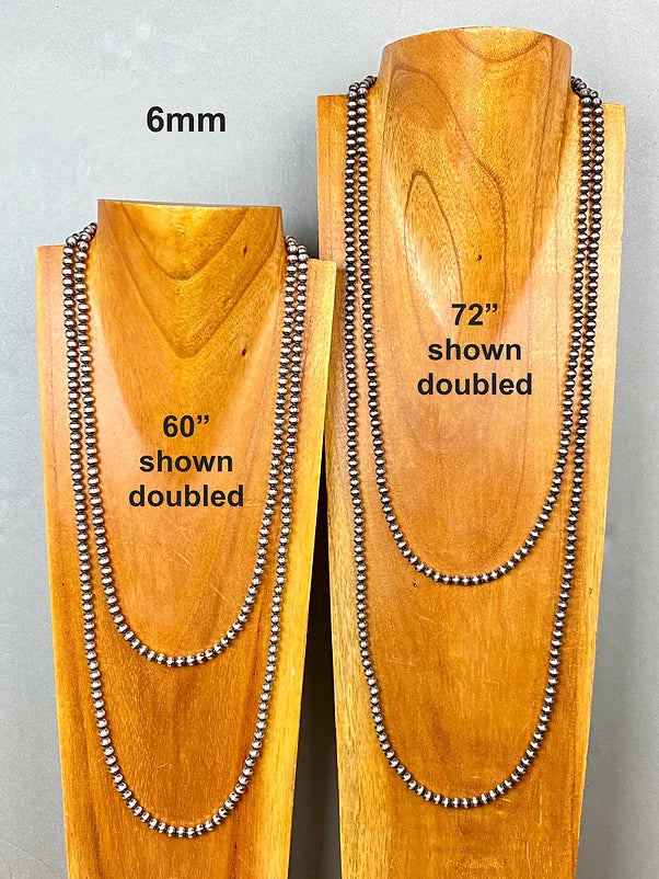 6mm Navajo PearlsNecklace – Eagle's Shadow Trading Post