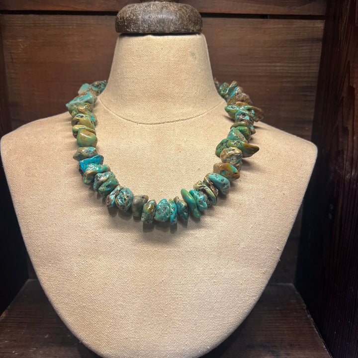 Elisa Turquoise Nugget Necklace