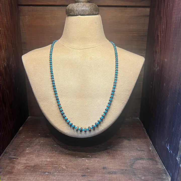 Bisbee Azurrle 3mm Campitos Rondell Necklace