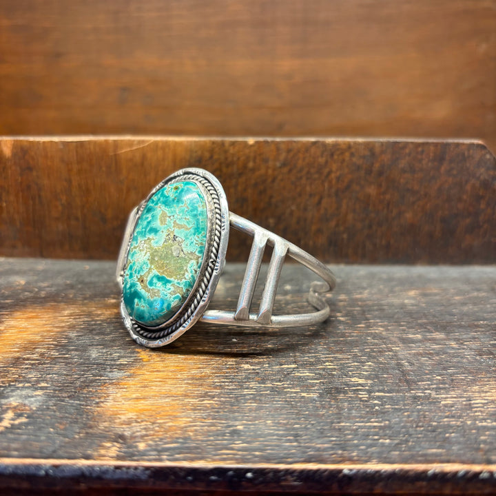 Vintage Arizona Large Azurite 1970's Cuff