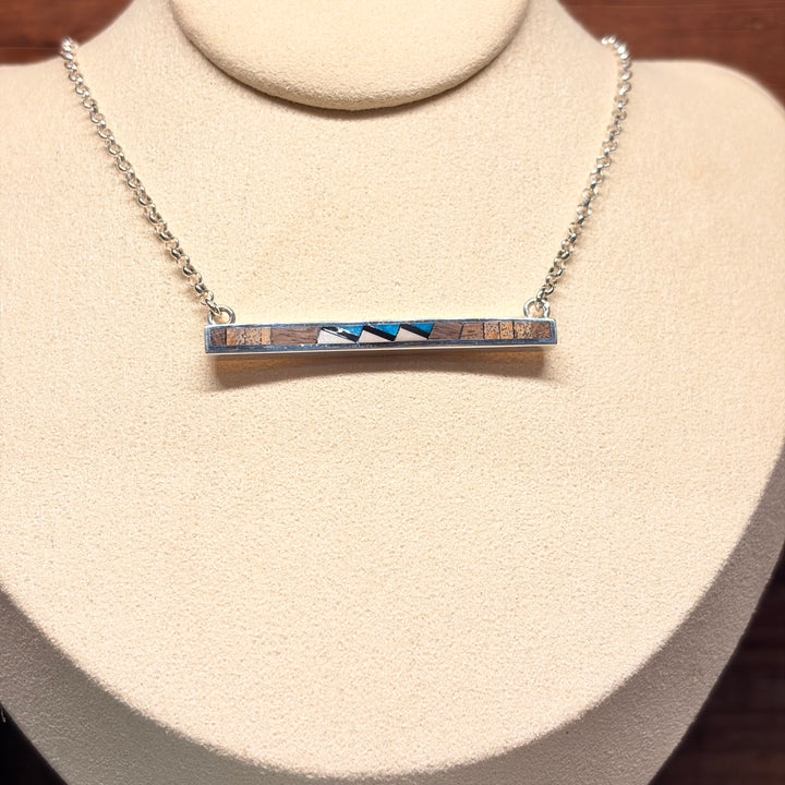 Inlay Bar Necklaces