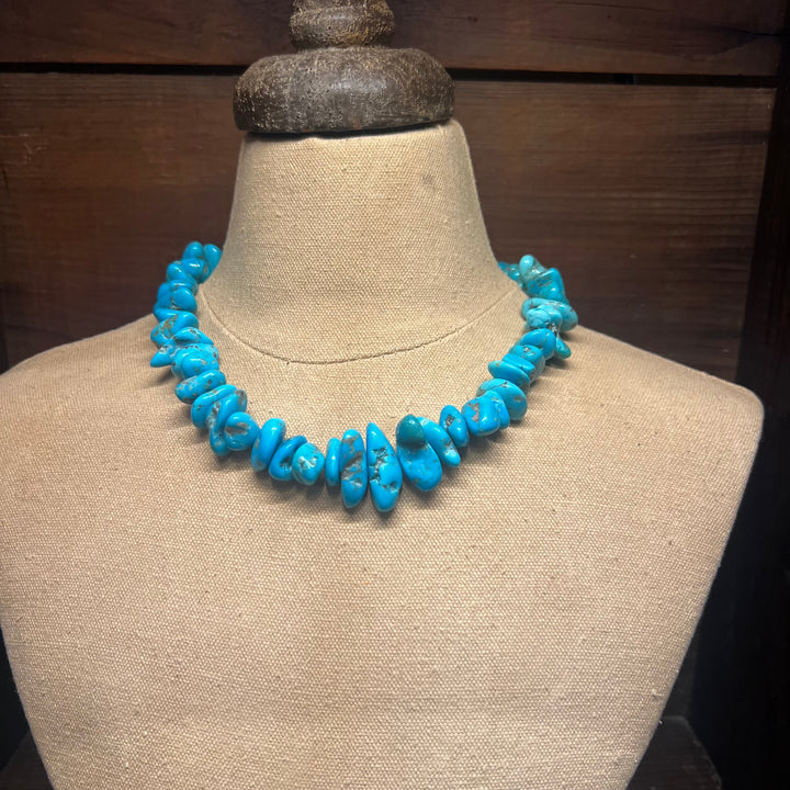 Campnos Turquoise Necklace 17”