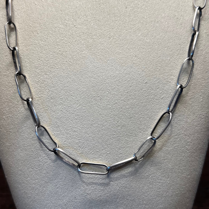 Handmade PaperClip Necklace 22"