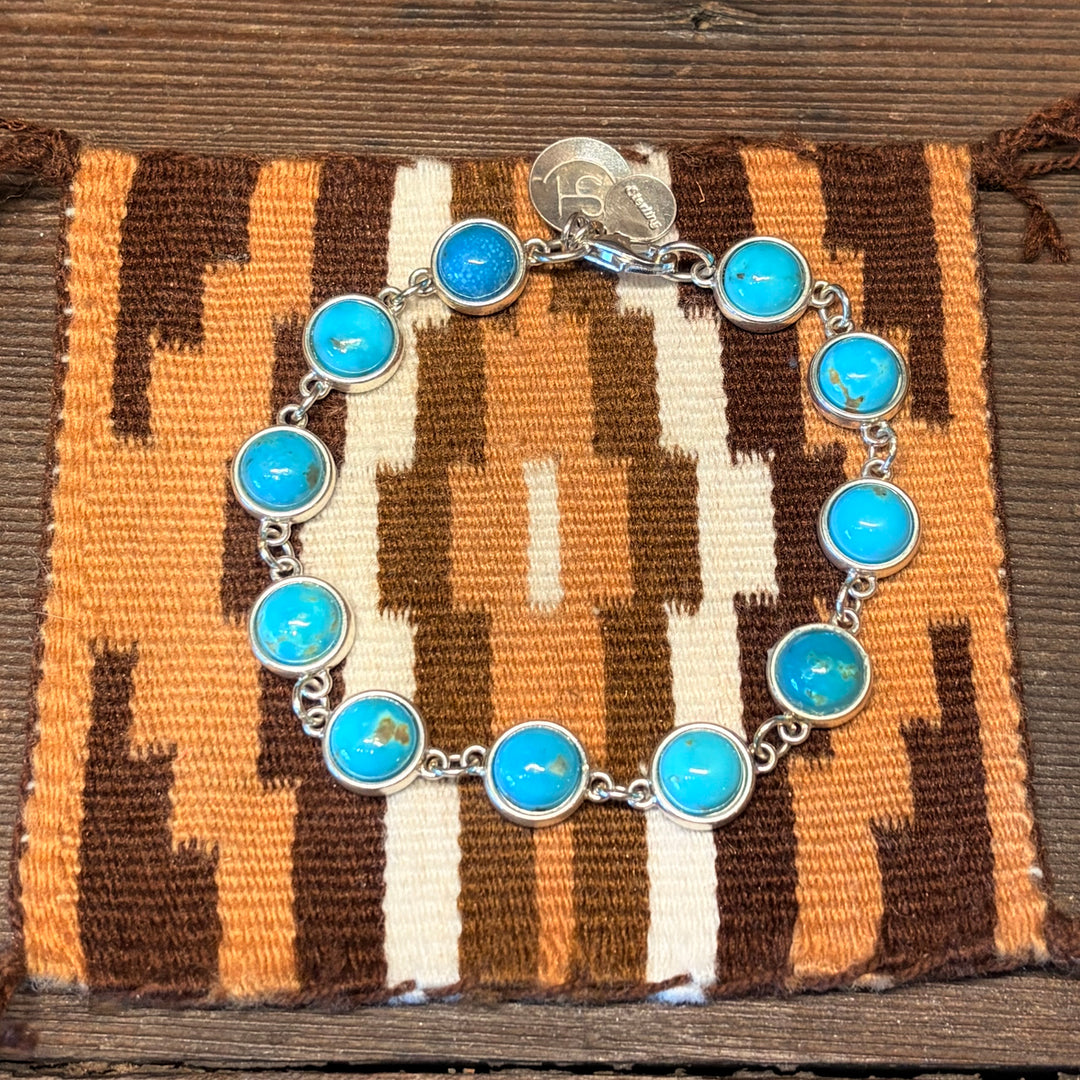 Blue Bridle Turquoise Bracelet