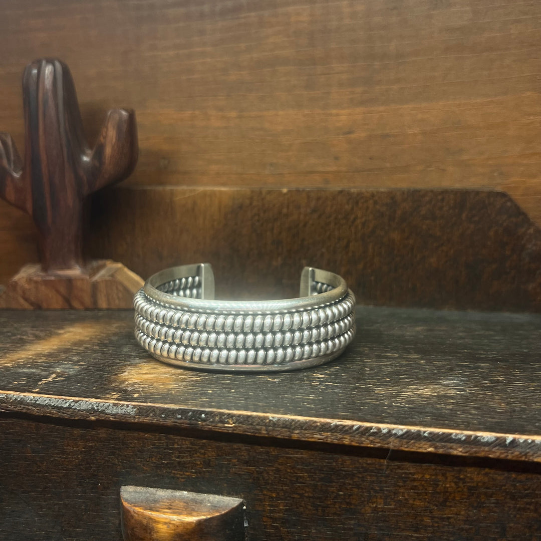 Sterling Silver Triple Coil Cuff