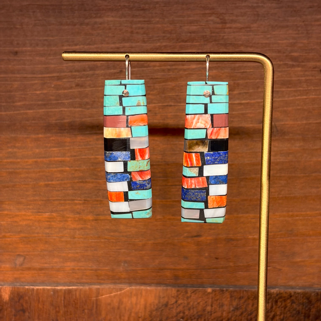 Painted Weave Earrings