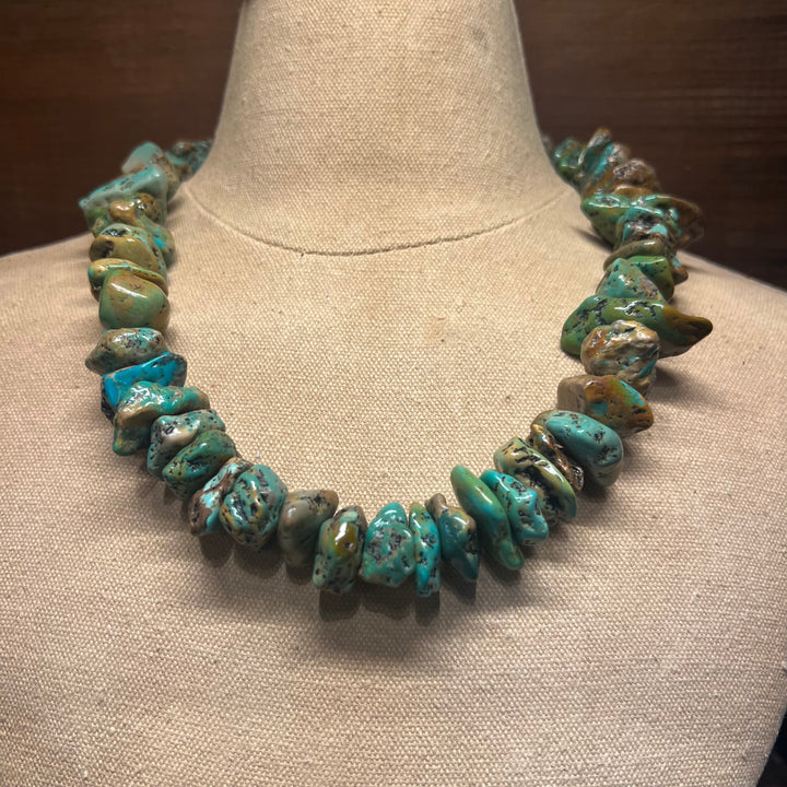 Elisa Turquoise Nugget Necklace
