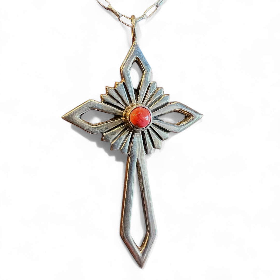 Sunburst Crosse Pendants