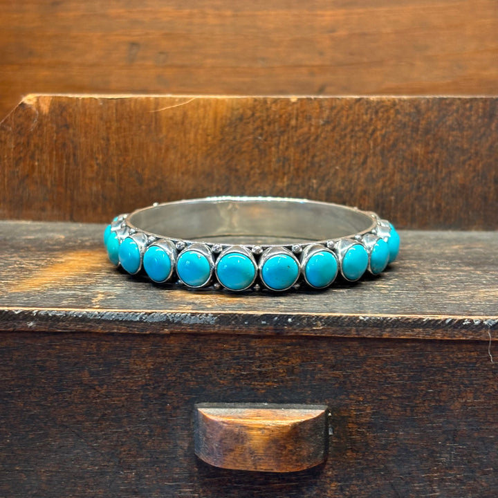 Sleeping Beauty Turquoise Stacker Bangle (Large)