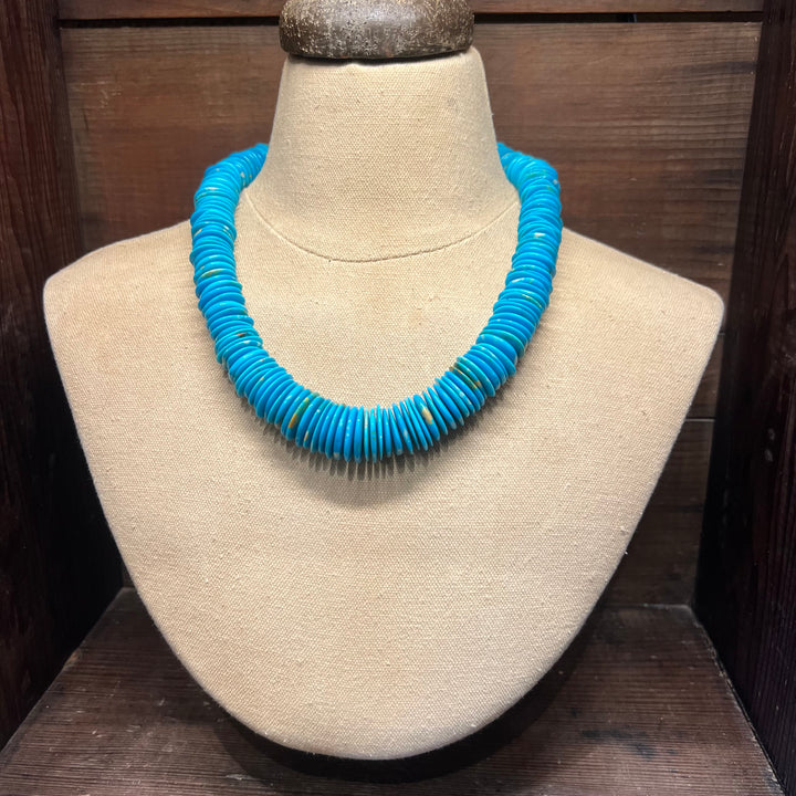 Armenian Turquoise Large Heshi Necklace