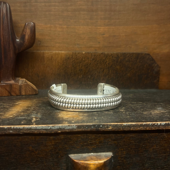 Sterling Silver Double Coil Cuff