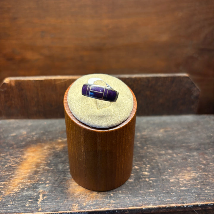 Sugilite Inlay Ring