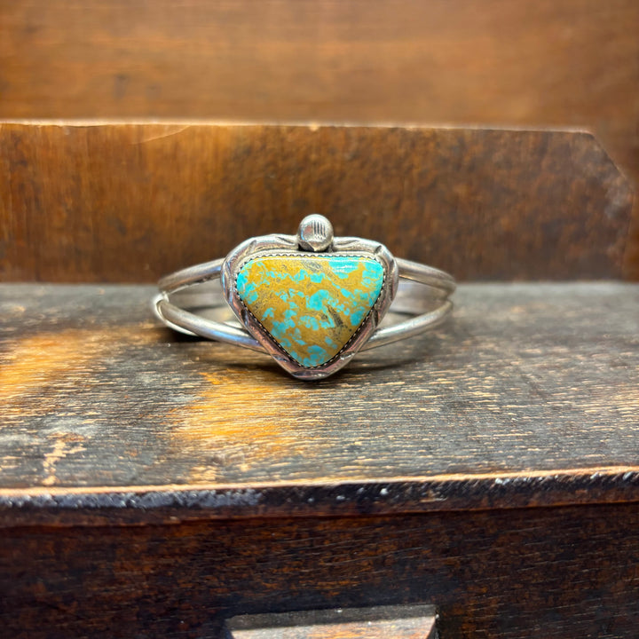 Royston Turquoise Triangle Stamp Storytelling Bracelet
