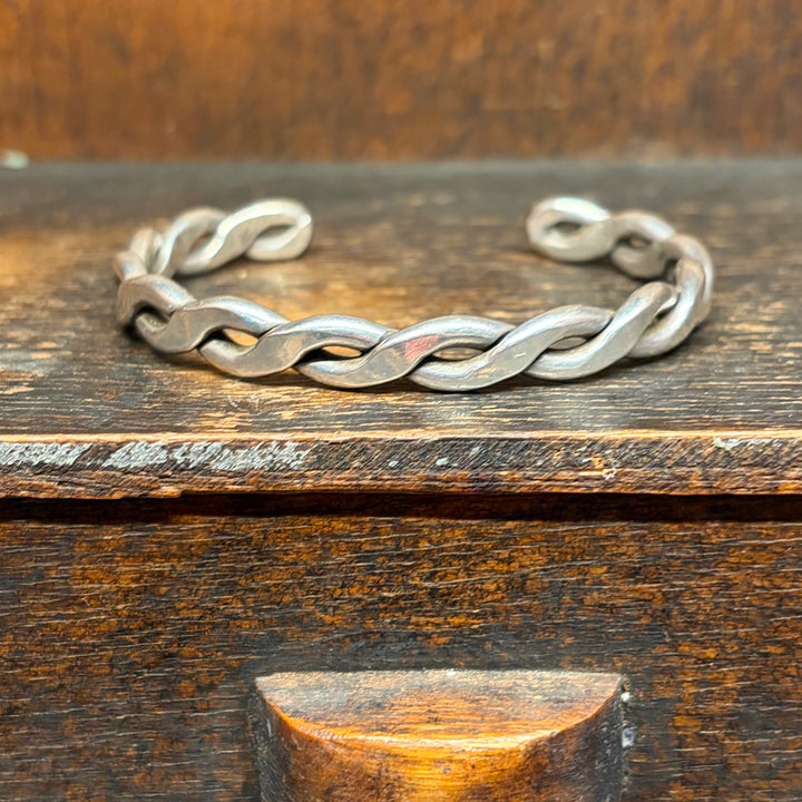 Sterling Silver Braided Cuff