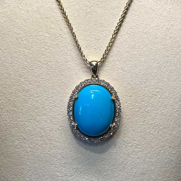 14K Gold Sleeping Beauty Diamond Necklace