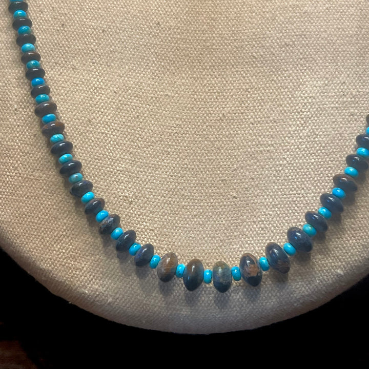 Bisbee Azurrle 3mm Campitos Rondell Necklace