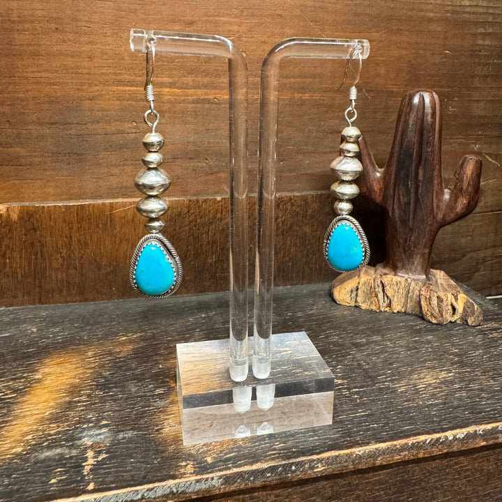 Turquoise Drop Dangle Earrings