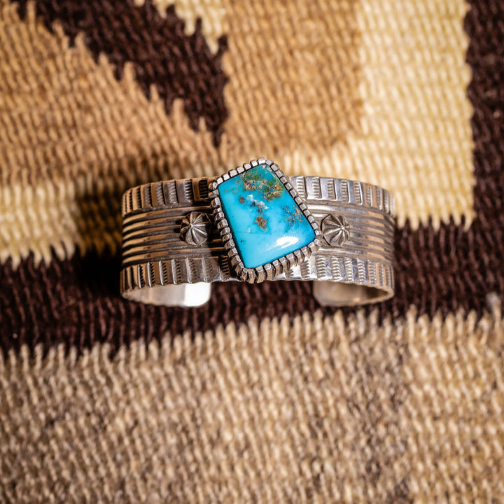 Vintage Morenci Turquoise Cuff