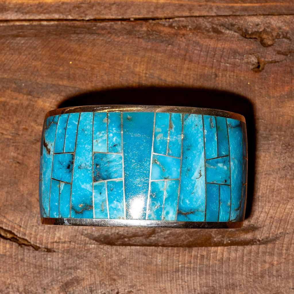 Arizona Blue Inlay Cuff