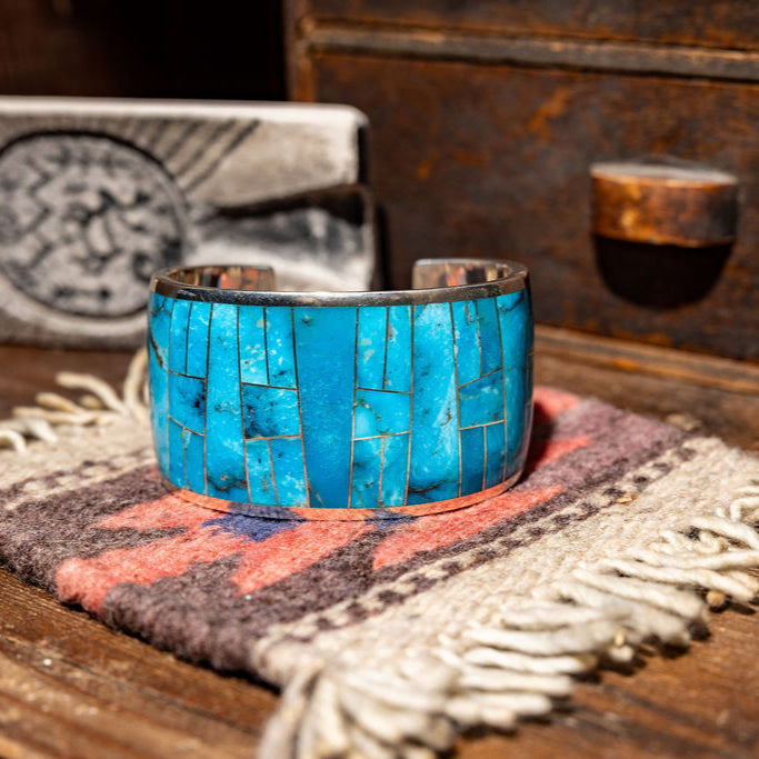 Arizona Blue Inlay Cuff