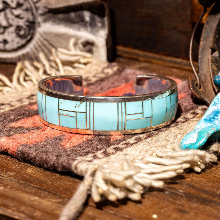 Arizona Blue Inlay Cuff