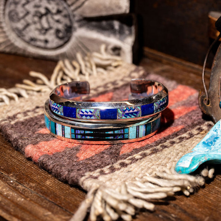 Stardust Inlay Design Cuff