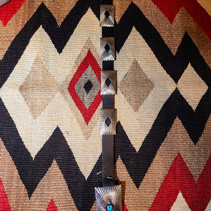 Vintage Sandcast Concho Belt