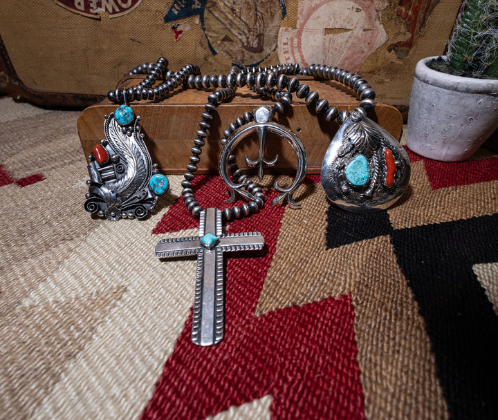 Vintage Large Navajo Pendant