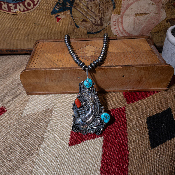 Vintage Large Navajo Pendant