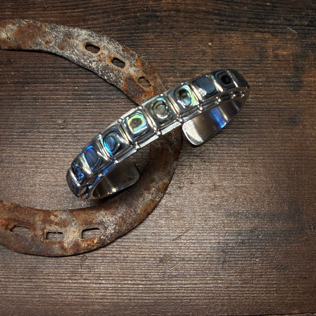 Abalone Shell Stacker Cuff (Small/Medium)
