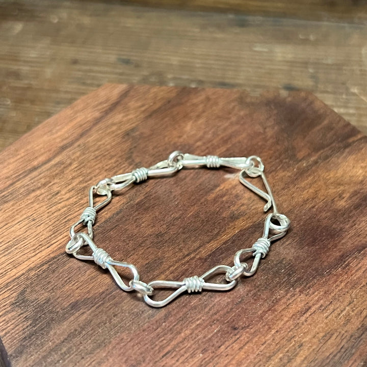 Handmade Twist Link Bracelet 7"
