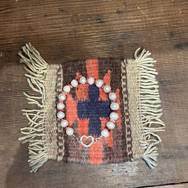 Purple Spiny Freshwater Pearls Bracelet