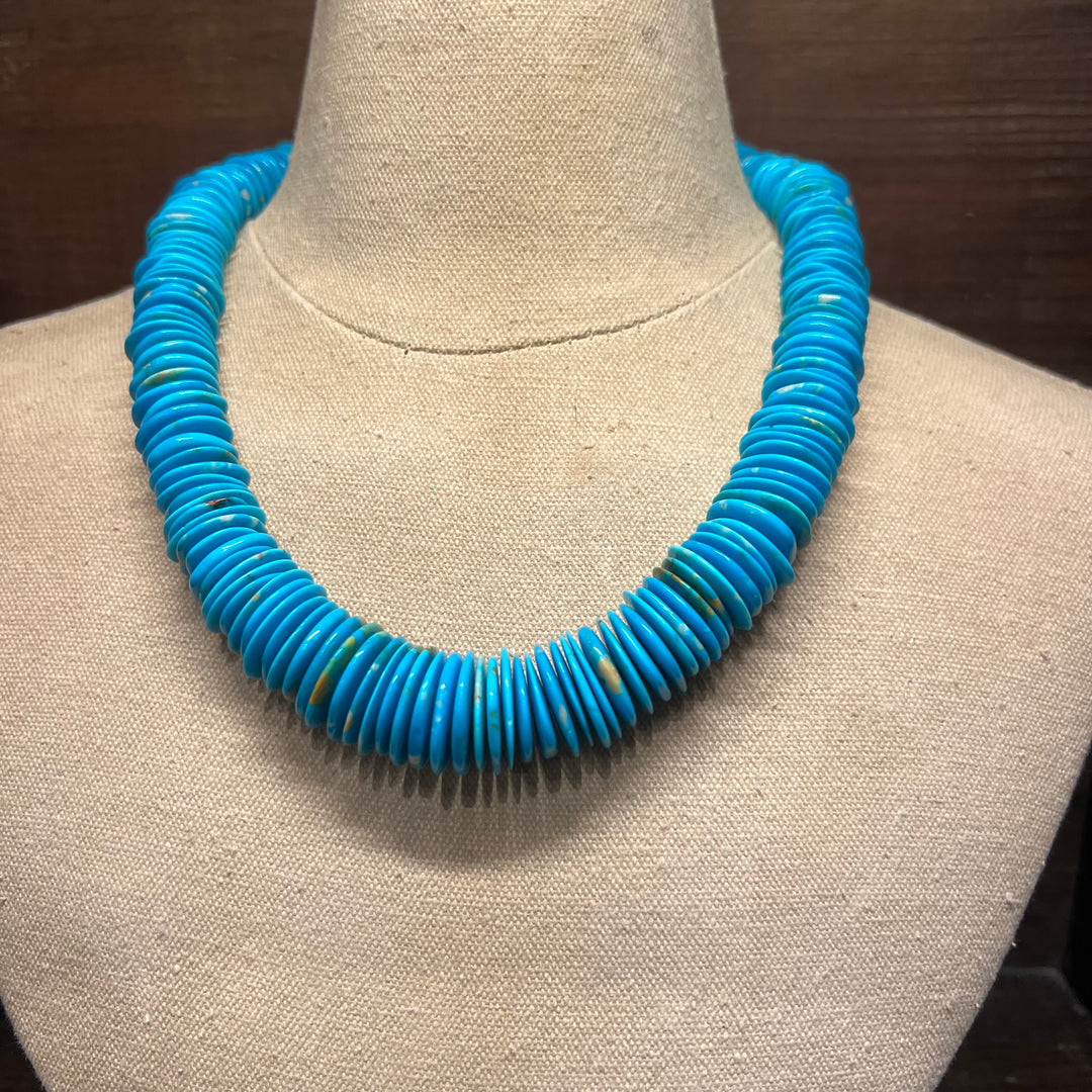 Armenian Turquoise Large Heshi Necklace