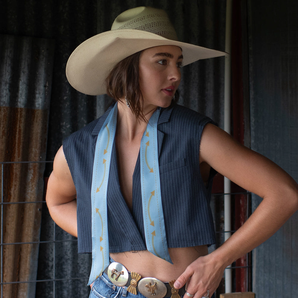 Twilly-Smiley Pocket Chambray