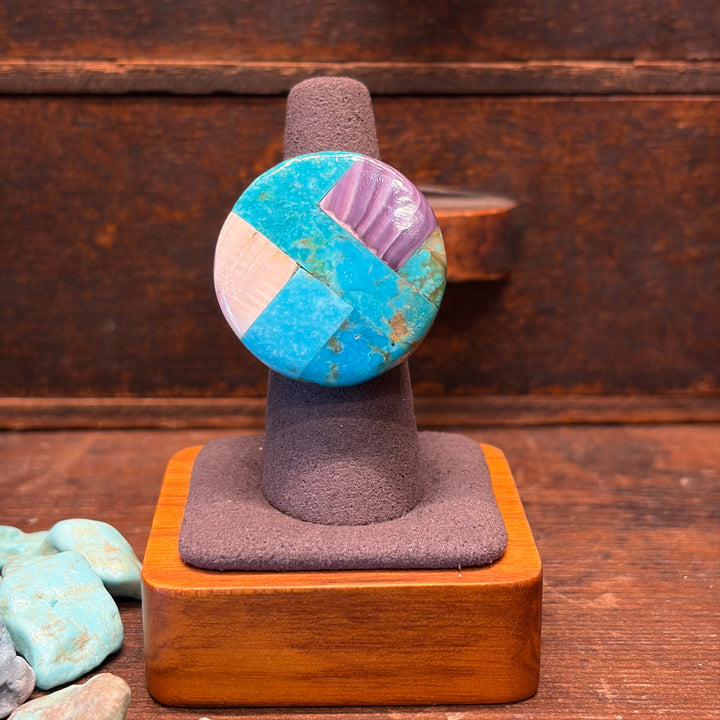 Painted Stone Ring