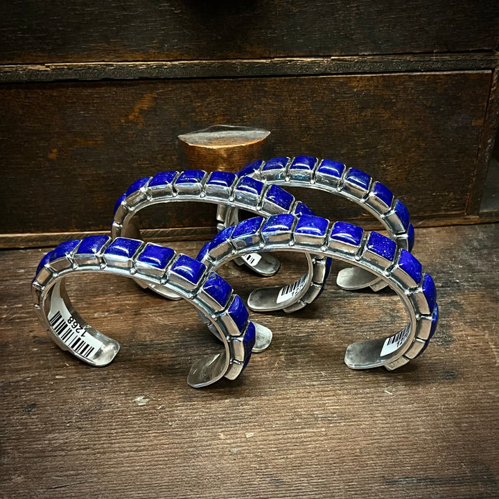 Lapis Square Stacker Cuff (Small/Medium)