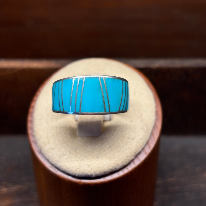 Sterling Silver Turquoise Inlay Ring