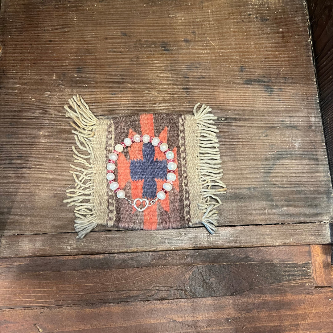 Purple Spiny Freshwater Pearls Bracelet