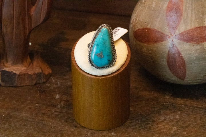 Vintage Tear Drop Turquoise Ring