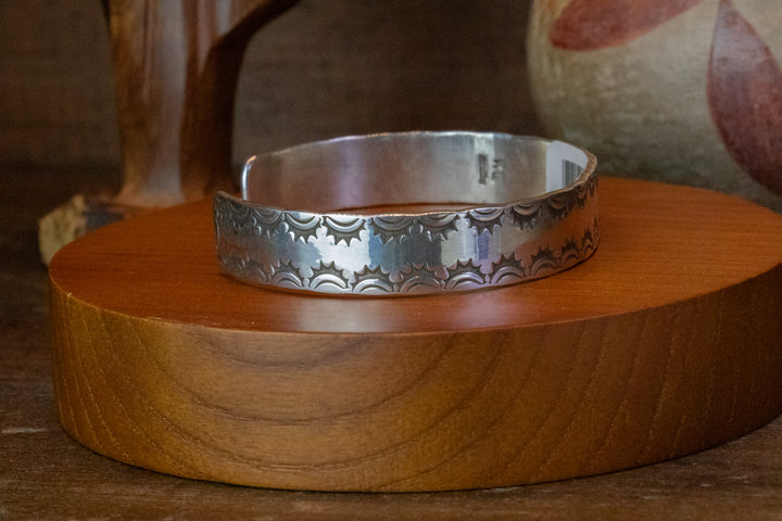 Sun Stamp Design Men's Cuff