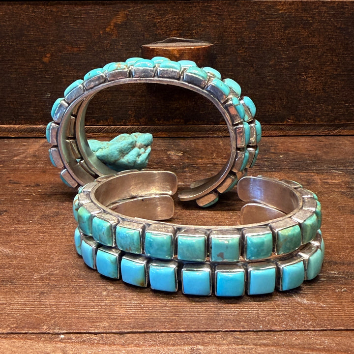 Sleeping Beauty Square Stacker Cuff (Medium)